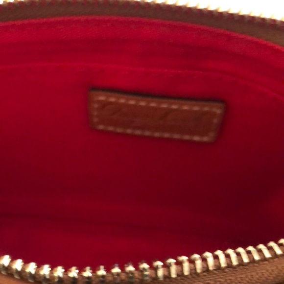 Dooney & Bourke Black Tartan & Brown Leather Trim ZA Wristlet NWT - Picture 15 of 16